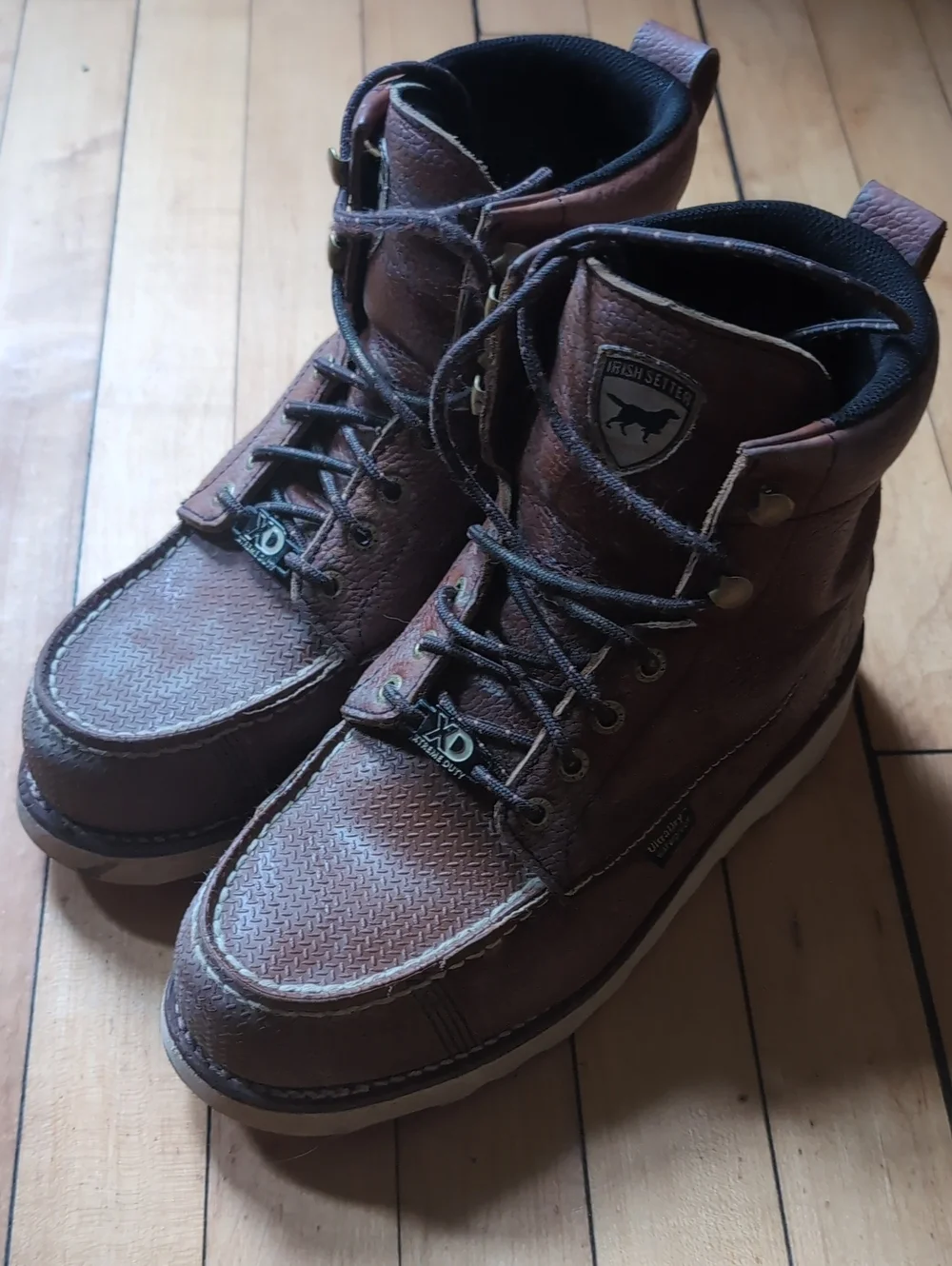 Irish Setter Men's Brown Leather Work Boots - Wingshooter XD